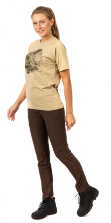 Футболка PRIDE Taiga king (Тайга кинг) хлопок, бежевый [NOVATEX]