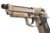 Страйкбольный пистолет KJW M9 A1 GBB, GAS, TAN, металл, рельса