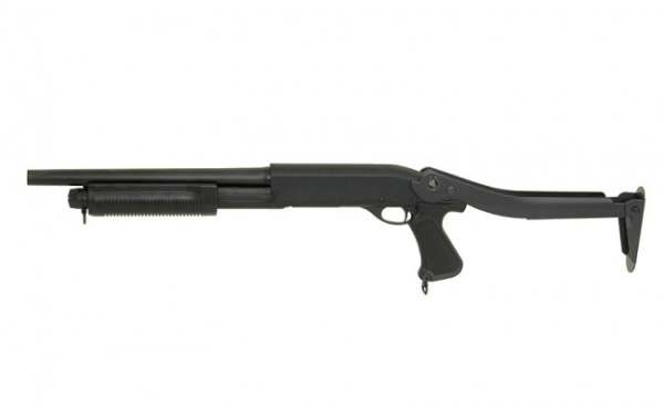 Страйкбольный дробовик CM352 Remington M870 compact складной приклад (CYMA)