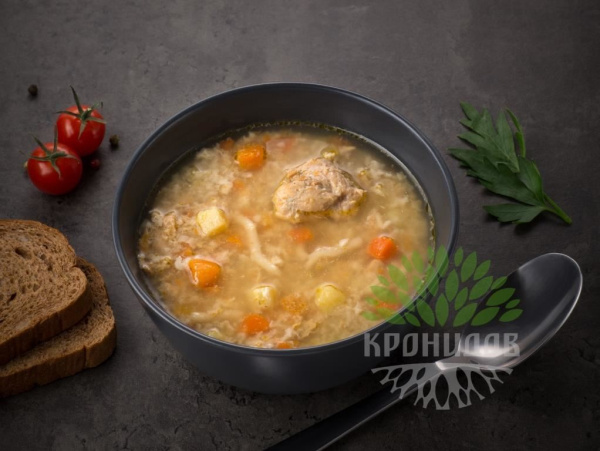 Консервы мясосодержащие стерилизованные «Суп куриный» (КРОНИДОВ)