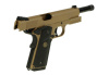 Страйкбольный пистолет KJW COLT M1911 M.E.U. GBB, GAS, TAN, металл, резьба на стволе - KP-07-TBC.GAS TAN