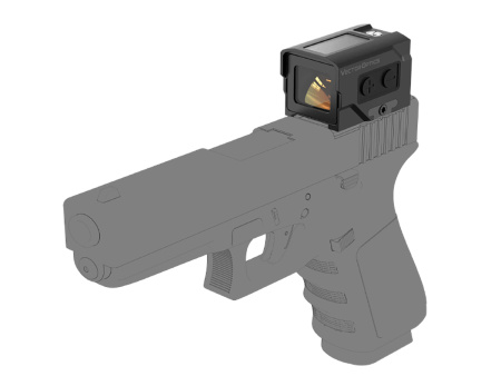 Коллиматор пистолетный Vector Optics Frenzy Plus 1x18x20 Solar, MRS красная 2MOA арт.: SCRD-SM63 [VECTOR OPTICS]