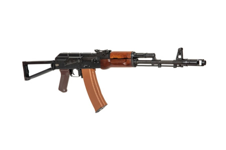 Страйкбольный автомат E&L ELAKS74N AEG Essential Steel and real wood - EL-A105S