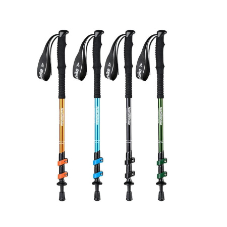 Палка треккинговая Naturehike ST01 6061  мужская 62-135 черный