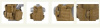 ACM Combat vest with releasable armour system - coyote