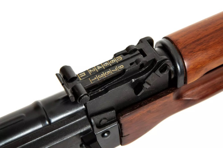 Страйкбольный автомат E&L ELAKS74N AEG Essential Steel and real wood - EL-A105S
