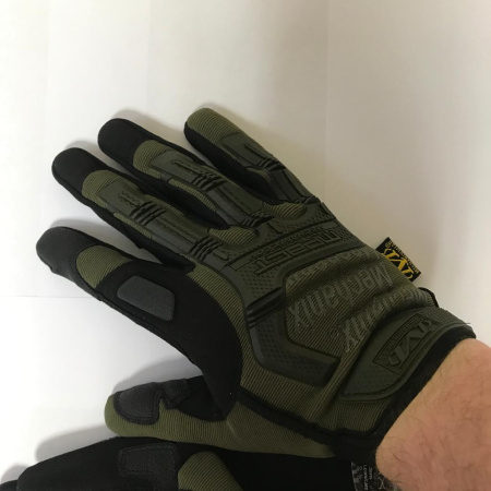 Перчатки тактические Mechanix M-Pact (реплика) олива