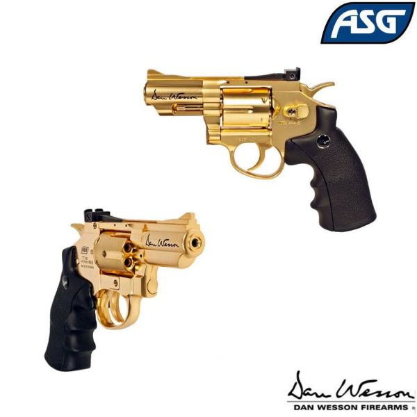 ASG Модель револьвера Dan Wesson 2.5 inch Gold