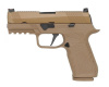 Страйкбольный пистолет WE SIG SAUER P-320 M18 металл, GBB арт.: WE-F008-TAN