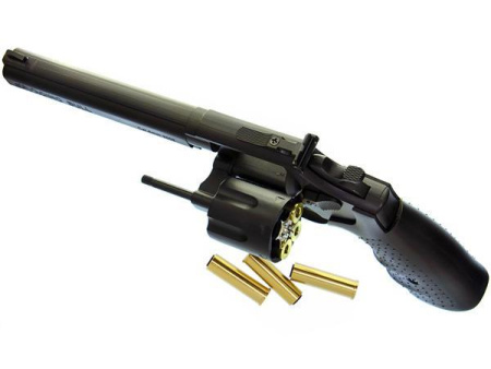 HFC Модель револьвера COLT PYTHON ствол 6 дюйма, ABS