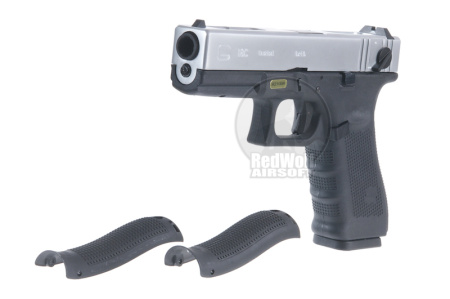 Страйкбольный пистолет (WE) GLOCK 18C Gen.4 Semi/Auto Silver, GAS, GBB WE-G002B-SV