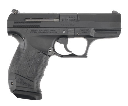 Страйкбольный пистолет WE Walther P99 черный, CO2