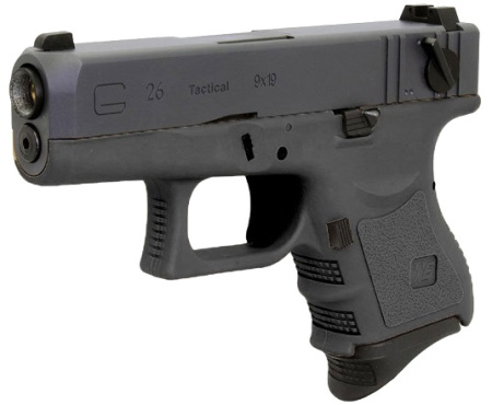 WE Модель пистолета GLOCK 26, металл, черный