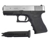 Страйкбольный пистолет WE Glock 19 Gen. 3 GBB, металл, хромированный WE-G003A-SV