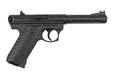 Страйкбольный пистолет Ruger MK2, CO2, черный (KJW)