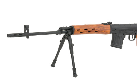 Bipod with barrel mount - black [ACM]  для СВД