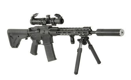 Bipod for KeyMod - Black [KUBLAI]
