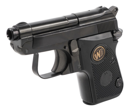 Страйкбольный пистолет WE BERETTA 950 Jetfire, металл, WE-CT002-BK