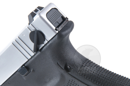 Страйкбольный пистолет (WE) GLOCK 18C Gen.4 Semi/Auto Silver, GAS, GBB WE-G002B-SV
