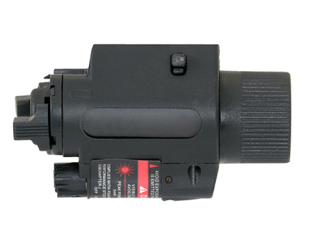 350LM GUN-MOUNTED TACTICAL LIGHT/LASER - BLACK [PCS]