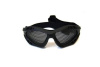 ACM Protective goggles with steel net - black