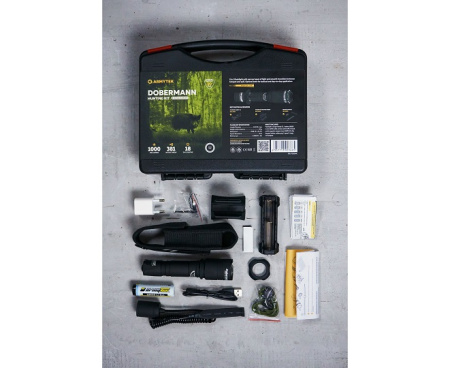 Фонарь Armytek Dobermann Hunting Kit Белый арт.: F02004C