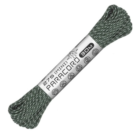 Паракорд 275 (мини) CORD nylon 30м RUS световозвращающий(hunter)