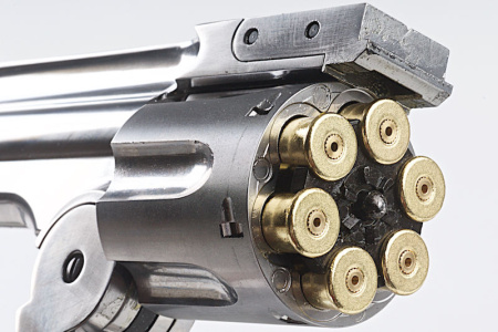 Gun Heaven 1877 MAJOR 3 6mm Co2 Revolver - Silver