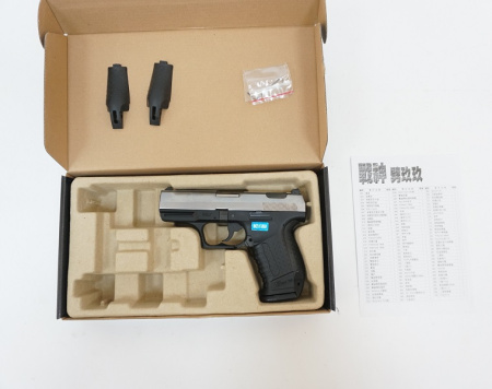 Страйкбольный пистолет WE Walther P99 GBB Silver WE-PX001-SV