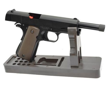 Страйкбольный пистолет KJW COLT M1911A1 GBB, GAS, черный, металл