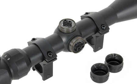 Scope 3-9x40E with high mounting rings [ACM]