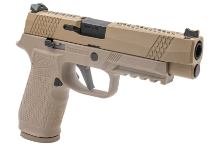Страйкбольный пистолет WE Sig Sauer P-320 M17 WE-F007-TAN, песочный