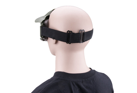 Tactical goggles with hood - Olive (Ultimate Tactical)