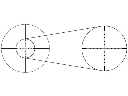 Прицел Gaut Quartz 4x32 AO, сетка 3 (Mil-Dot) нить арт.: Q432AO-3 [GAUT]
