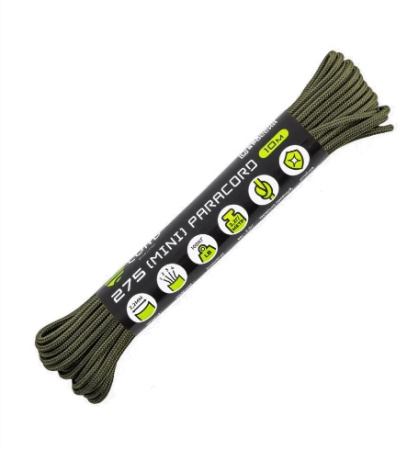 Паракорд 275 (мини) CORD nylon 10м RUS (khaki) [CORD]