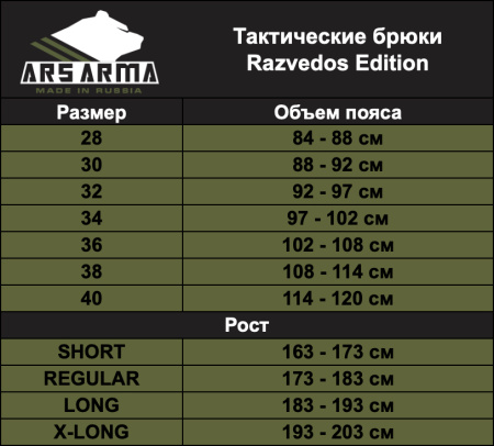 Тактические брюки Razvedos Edition [ARS ARMA]