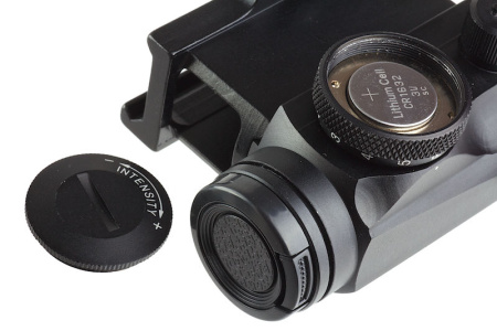 AIM T1 RED DOT W/ OFFSET RAIL, QD MOUNT & LOW MOUNT - BK