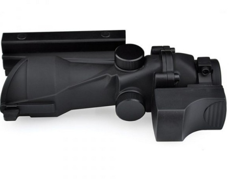 AIM-O ACOG 4×32 Scope + Mini Red Dot Black AO5317-BK