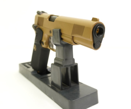 Страйкбольный пистолет WE Colt M1911A1 M.E.U. Rail Tan WE-E008B-TN