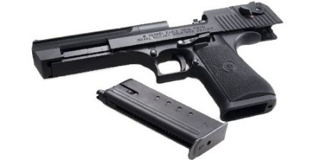 Страйкбольный пистолет TOKYO MARUI DESERT EAGLE, GBB, пластик, черный, модель 4952839