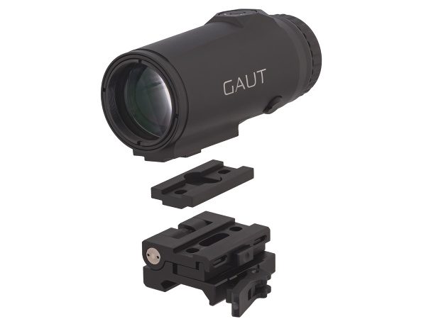 Увеличитель Gaut Garnet 5x30, откидной, быстросъёмный кронштейн, Picatinny, арт.: G-M-Х5 [GAUT]