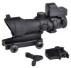 AIM-O ACOG 4×32 Scope + Mini Red Dot Black AO5317-BK