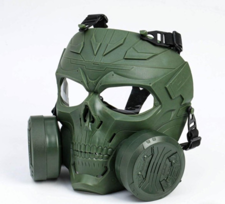 Маска защитная Skull Anti-Bio Style М10 OD зеленая