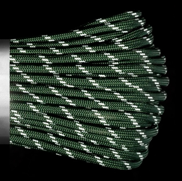 Паракорд 550 CORD nylon 10м RUS световозвращающий (hunt)