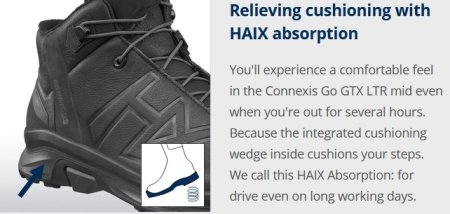 HAIX CONNEXIS Go GTX LTR mid | цвет Черный | арт.: 350002