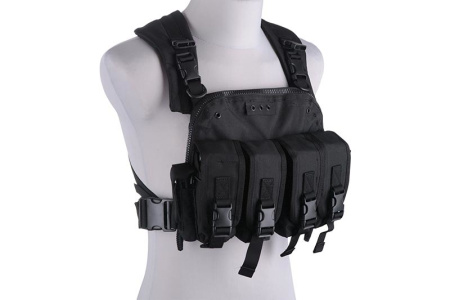 Commander Chest Rig Tactical Vest - Black (GFT)