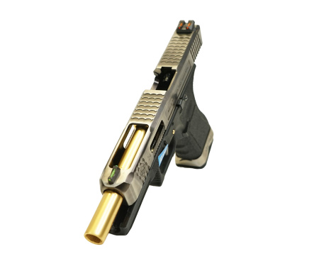 Страйкбольный пистолет WE Glock-34 G-Force, черная рамка