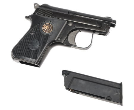 Страйкбольный пистолет WE BERETTA 950 Jetfire, металл, WE-CT002-BK