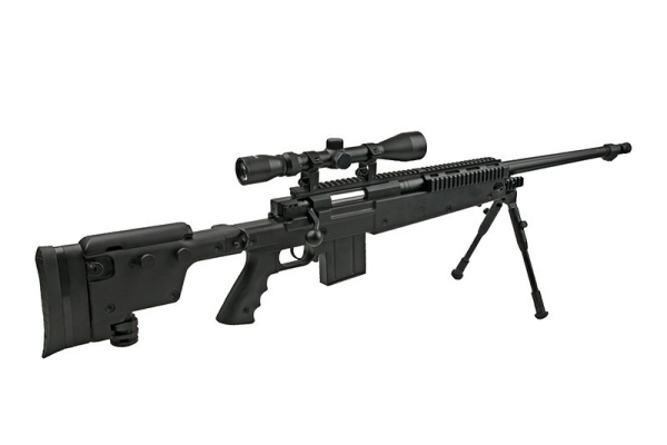 WELL Модель снайперской винтовки MB4407D with scope and bipod