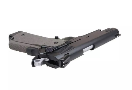 Страйкбольный пистолет KJW HI-CAPA KP-05 (CO2) GBB, металл, оливковая рукоять